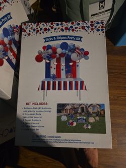 Stars and stripes party kit