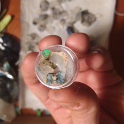 Opals, Moonstones, And A Labradorite Cabochon 