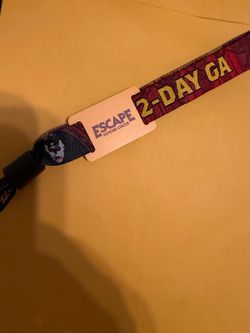 Escape Psycho Circus 2-Day GA Wristband