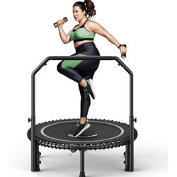 40” Fitness Rebounder Mini Trampoline with Handle Bar – Brand New in Box 