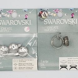 Swarovski Create Your Style Fancy Rivoli 3pc Accents/Ring Bundle