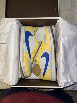 Men’s Jordan 1 Low Travis Canary Size 11.5