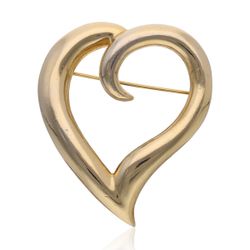 VINTAGE HEART BROOCH 