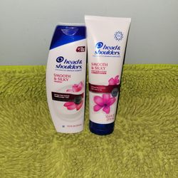 Shampoo 12.5oz And Conditioner 10.6oz Head&shoulder Smooth And Silky 