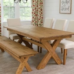 Custom Designed Farmhouse Dining Tables.