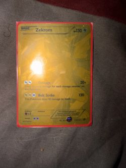 Zekrom Gold Holo Pokémon Card 115/113
