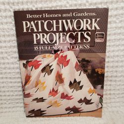 BHG Patchwork projects with 15 full size patterns softback ( On Vacation)