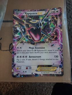 Rayquaza Ex Large Card