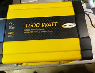 Go Power 1500w Pure Sine Wave Inverter built-in transfer switch