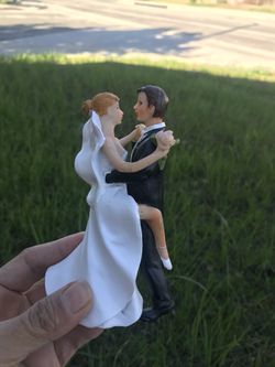 Cake topper brand new wedding
