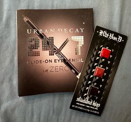 Urban Decay 24/7 Glide-On Eye Pencil in Zero - Black duo lip