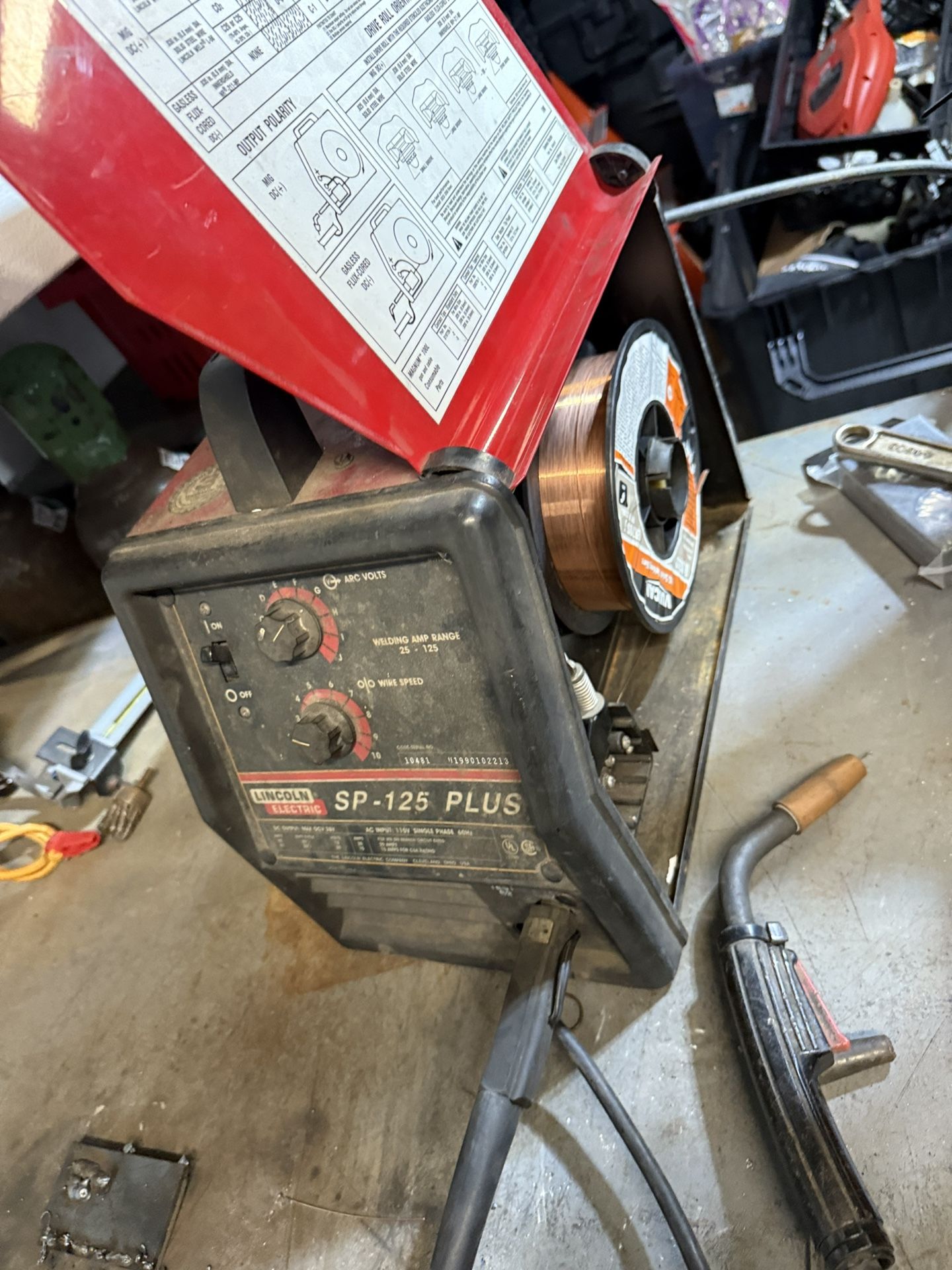 Lincoln Sp125 Welder 120v