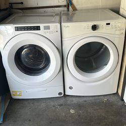 Stackable washer and dryer