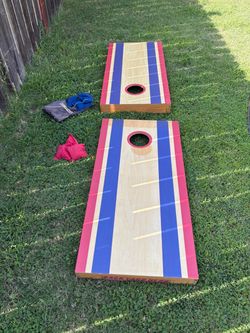 Backyard Hero Cornhole Board Set