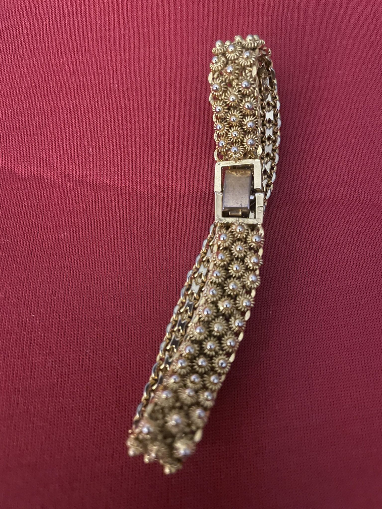 14k Gold Plated Antique Bracelet