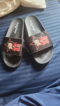 Betty Boop sandal slides