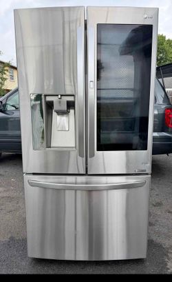 LG counter Depth Refregerator With Glass Door