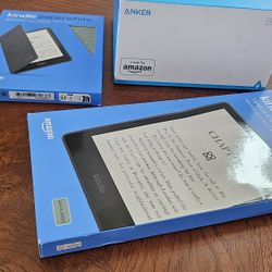Kindle Paperwhite Signature Edition 32gb Bundle With Case And Wireless Charger