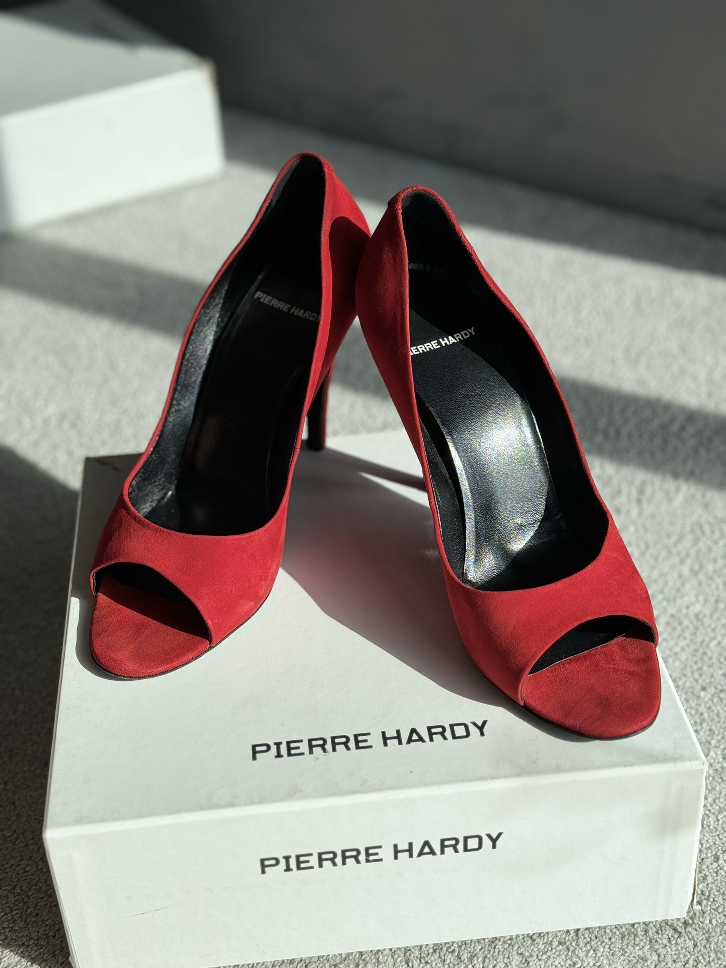 Pierre Hardy Women’s Shoes Size 41 Suade Red