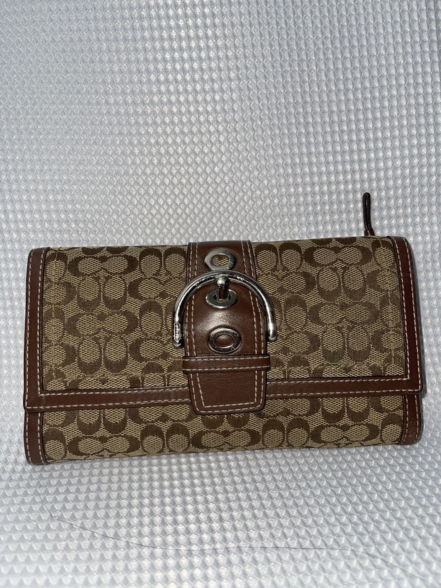 Coach Trifold Checkbook Wallet - Vintage, 90s, Y2K