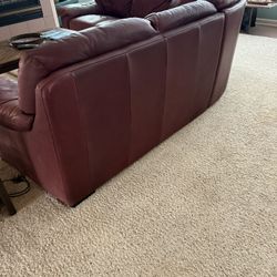 Genuine Natuzzi Leather Sectional
