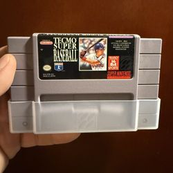 Tecmo Super Baseball – Super Nintendo SNES – Tested Classic Sports