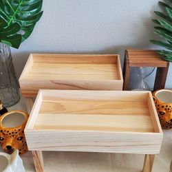 Two Wooden Organizers