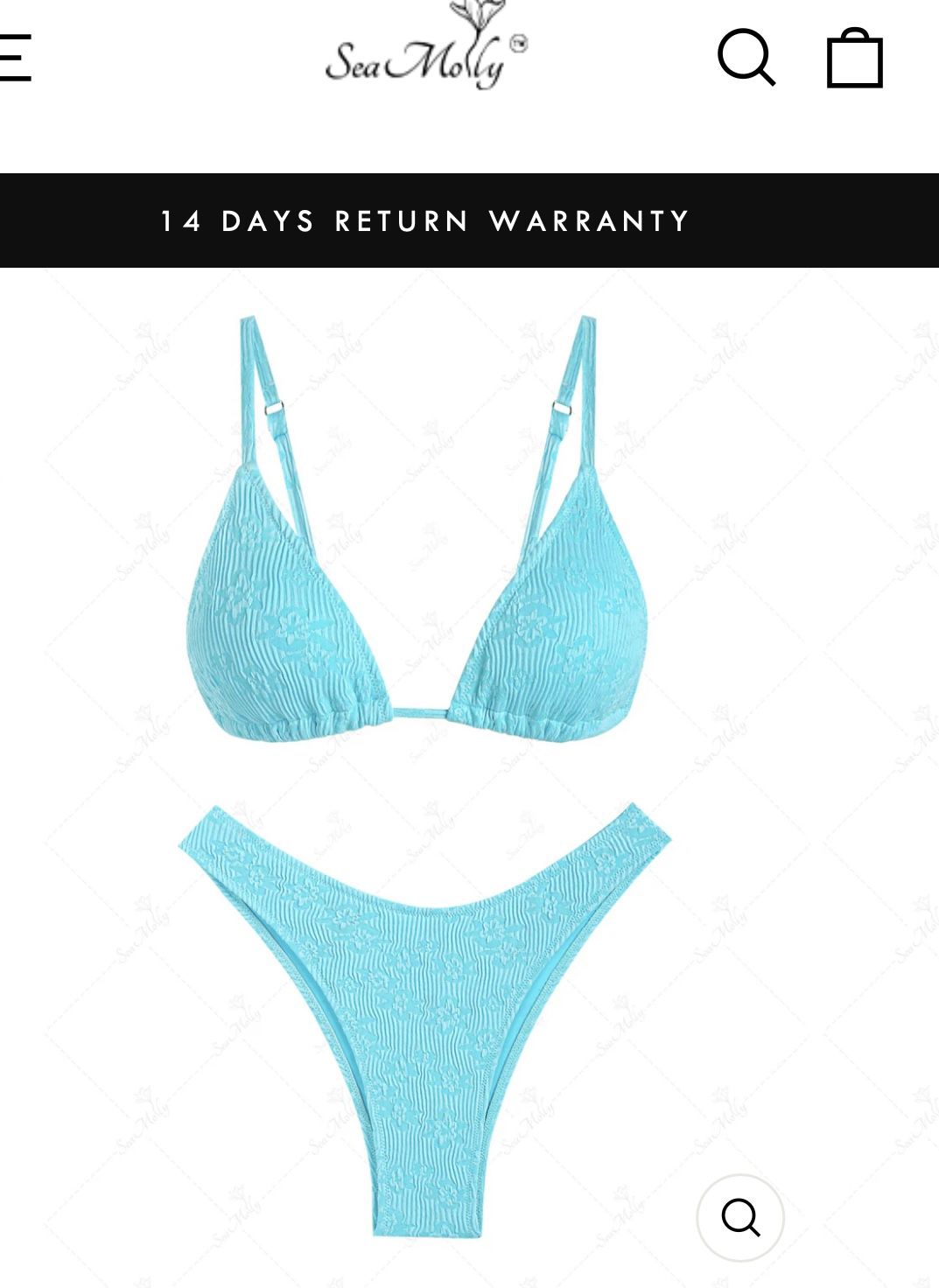 Sea Molly swim blue bikini