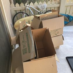 Free U-Haul boxes used only once