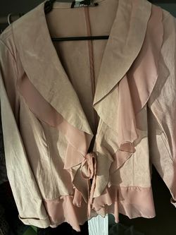 Plink Leather Jacket New W Tags  So 1x