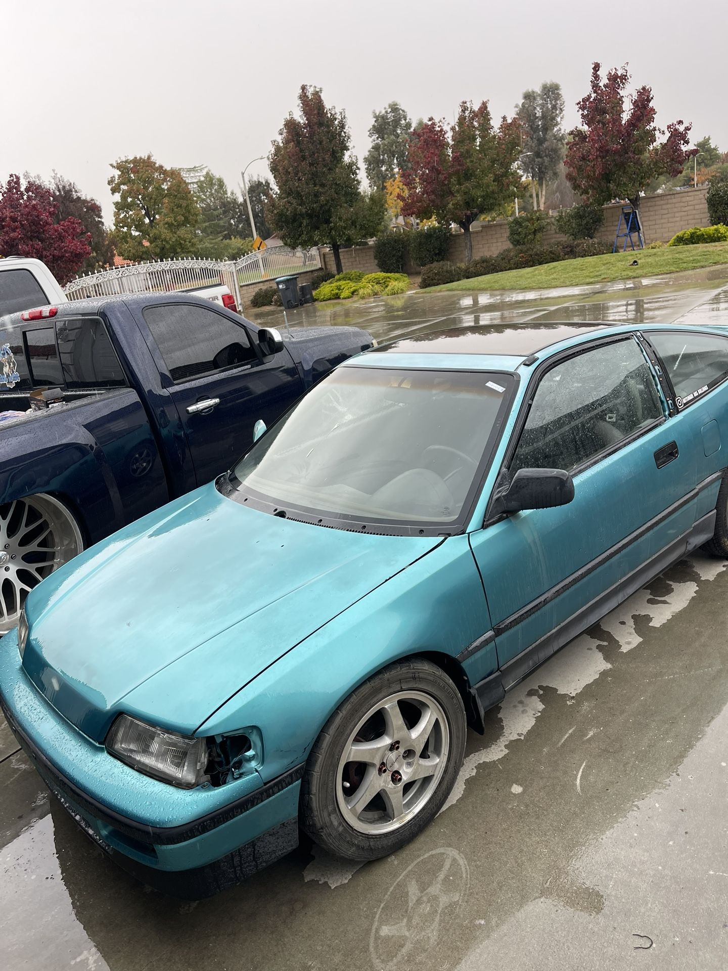 1991 Honda Civic Crx Si With Glass Top