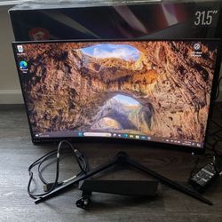 Open Box MSI Optix G32C4W 32" FHD Curved Gaming Monitor 1920x1080 IPS, 165Hz
