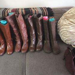 Sets Of Boots Different Colors and Sizes!