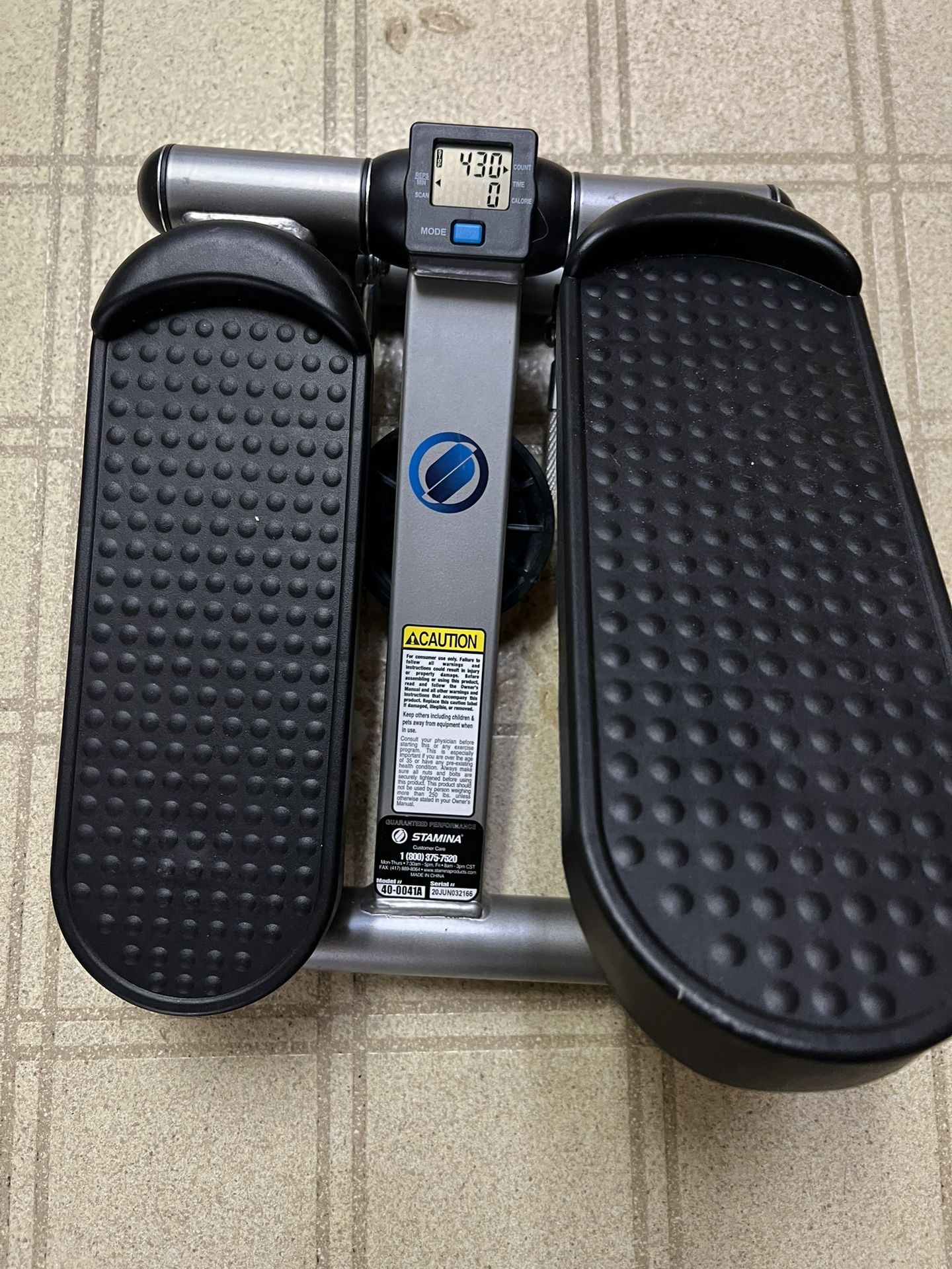 Stamina Mini Stepper With Monitor Workout