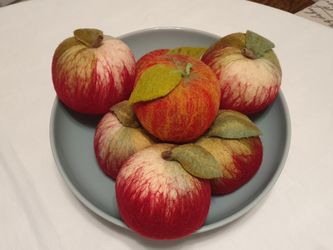 New! Felt apple. Hand made!