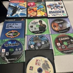 PlayStation 2 video game lot of 10 PS2  