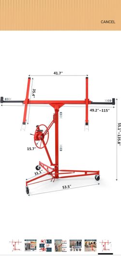 Sheetrock lift