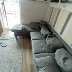 Grey Two-Piece Sectional