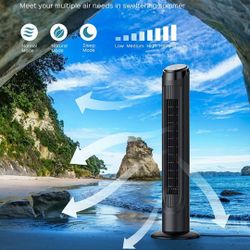 Tower Fan, Dreo 90° Oscillating Fans with Remote