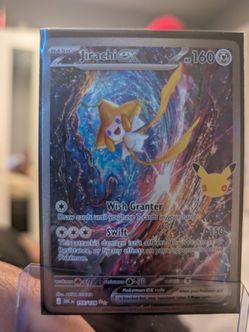 Pokemon cards 30th Anniversary Jirachi ex Pokémon Card 155/128 Secret Rare