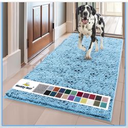 Muddy Mat® | Super Water Absorbent Door Mat Indoor, Microfiber Quick Dry Chenille Entryway Rug, Slip Resistant Front Door Mat, Indoor Mats for Entrywa