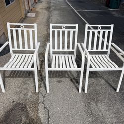 4 Metal Chairs