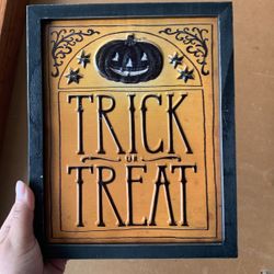Trick Or Treat Sign 
