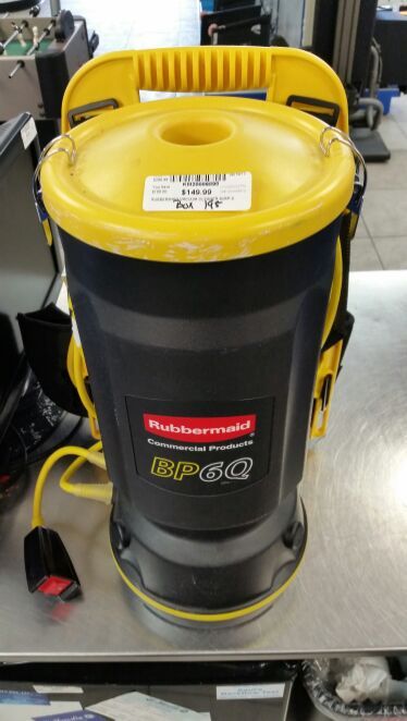 Rubbermaid bp6q vacuum commercial use