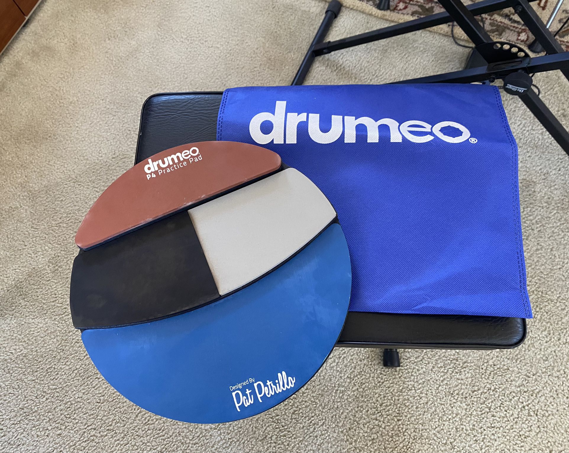 Drumeo P4 Practice Pad - Designed By Pat Petrillo