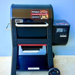 Brand new Weber Searwood 600 648-Sq. in Black Pellet Grill with Smart Compatibility