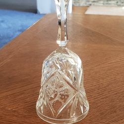 Crystal Bell From Yugoslavia 8"