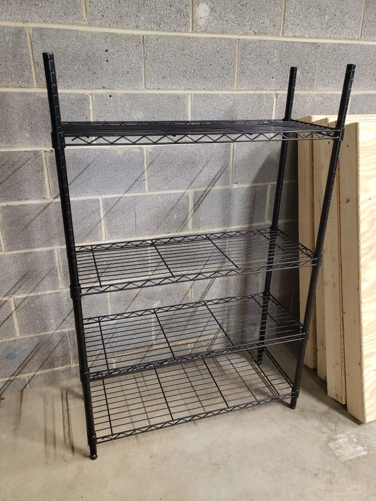 Small And Large Metal Storage Shelves