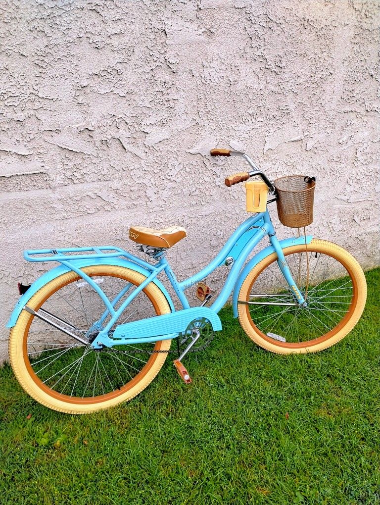 Women's Huffy Nel Lusso 26" Beach Cruiser Bike Bicicleta Basket