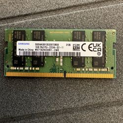 Samsung 16GB 2Rx8 PC4-3200AA DDR4 SODIMM Laptop Memory M471A2K43DB1-CWE